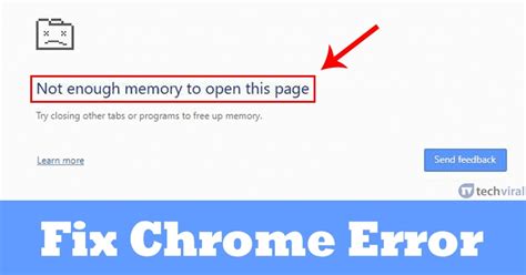 Chrome Ran Out Of Memory Windows Design Corral