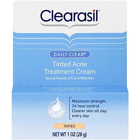 Clearasil Daily Treatments & Masks Clear Tinted Acne Cream, Oz. #