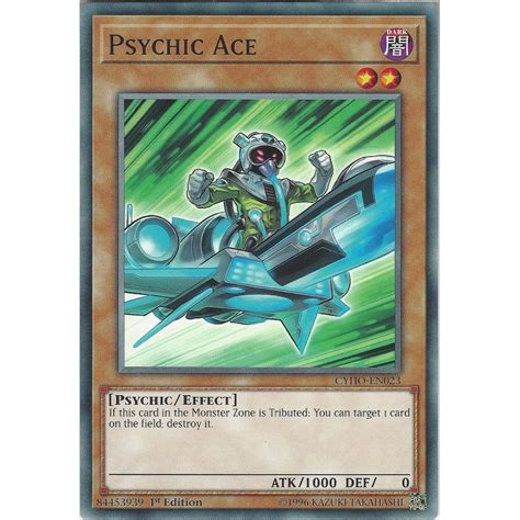 We did not find results for: Yu-Gi-Oh! Trading Card Game Yu-Gi-Oh PSYCHIC ACE - CYHO-EN023 - Common Card - 1st Edition ...