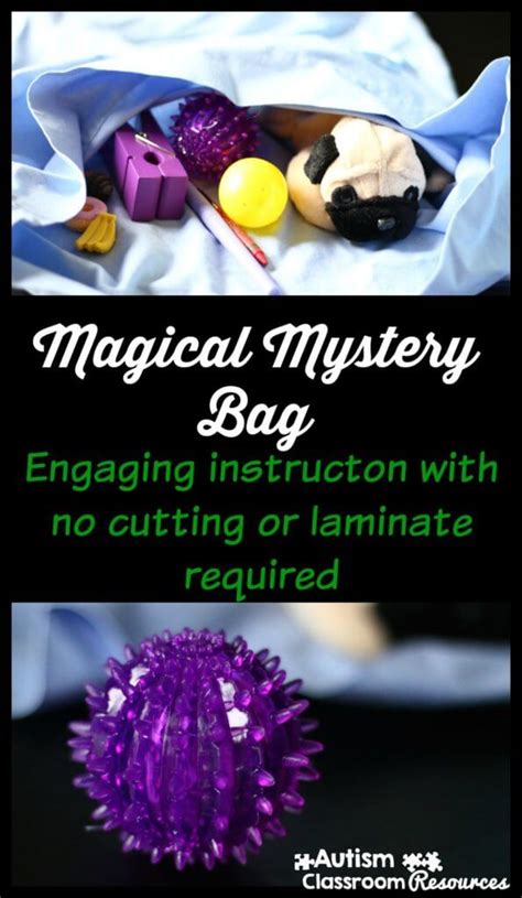 Magical Mystery Bag Engaging Instruction With No Laminating Or Cutting