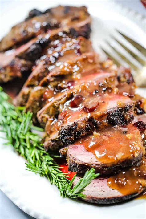 Extra virgin olive oil, for coating roasts, plus 3 tablespoons for sauce, divided. Beef Tenderloin Recipe with Port Wine Cranberry Sauce - My Recipe Magic