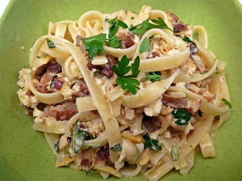 Pasta With Creamy Bacon And Clam Sauce Centex Cooks