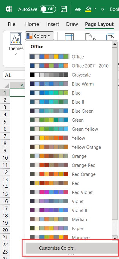 How To Change Theme Colors In Excel Step By Step