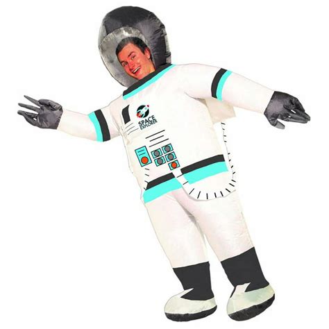Astronaut Mens Adult Funny Space Explorer Inflatable Halloween Costume