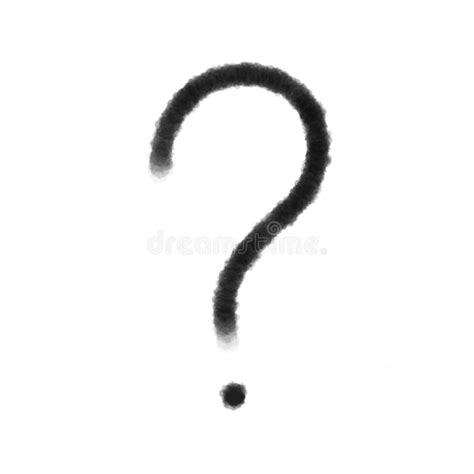A Drawn Question Mark Question Symbol Hand Drawn Interrogation Icons Or A Sketch For Questions