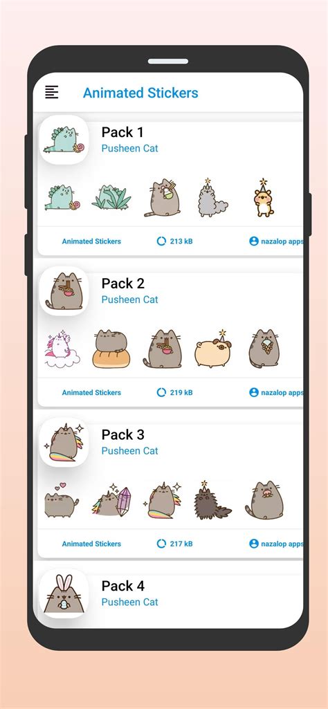 Pusheen Animated Stickers Apk For Android Download