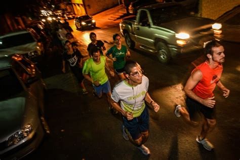 To Avoid Crime Venezuelans Unite — In Jogging The Washington Post
