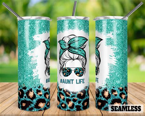 Salon Gift Seamless Full Wrap Skinny Tumblers 20 oz Sublimation PNG