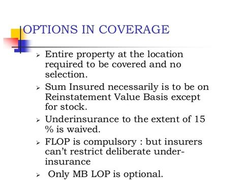 Industrial All Risk Insurance Policy Iar