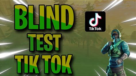 Blind Test Tik Tok Sur Fortnite Youtube