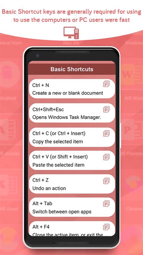 Computer Keyboard Shortcut Key Apk For Android Download
