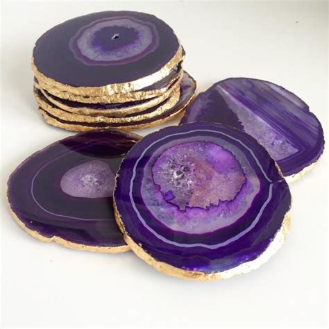 7,171 likes · 38 talking about this. Puple Agate Slice Coasters. Set Of Four. Crystal Quartz ...