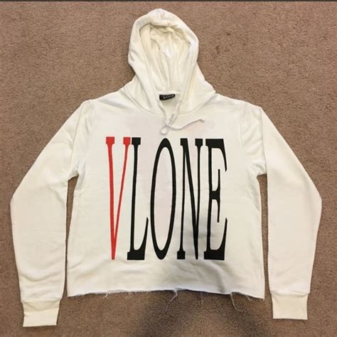 10 Off Vlone Tops Vlone Hoodie White Size Large Authentic From Htxs