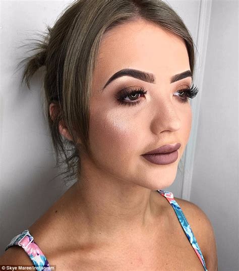 Skye Wheatley Criticised By Fans For Makeup Artistry Daily Mail Online