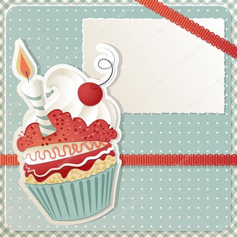 Birthday Cupcake Stock Illustration By ©mirabavutti 8332755