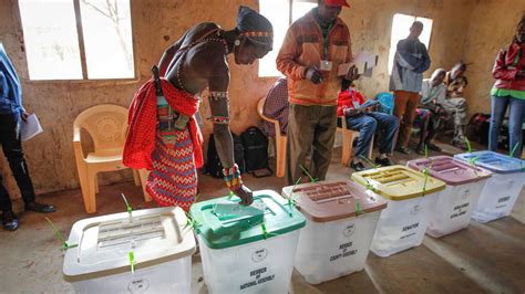 After Campaign Full Of Drama Kenyans Head To Polls The Two Way Npr