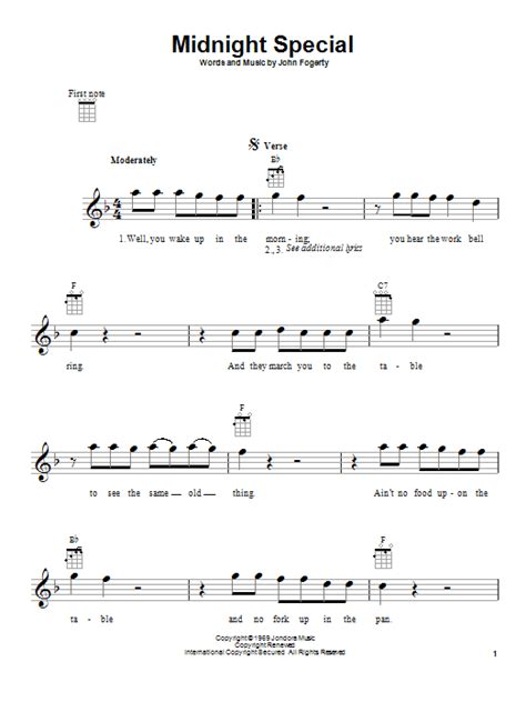 Midnight special is a traditional folk song thought to have originated among prisoners in the midnight special is public domain and anyone personally rearranging the song has the legal right to. Midnight Special | Sheet Music Direct