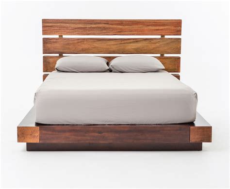 Bina Iggy Solid Wood Queen Platform Bed Frame Zin Home