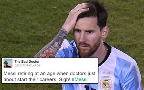 messi announced his retirement from international football and twitter went into a shock