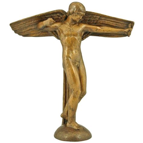 Eros Bronze Sculpture Of A Winged Male Nude By Rene Andrei At My XXX Hot Girl