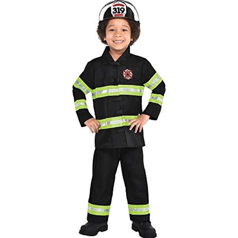 Boys Fireman Firefighter Kids Costumes For Halloween