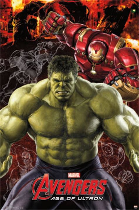 Marvel Avengers 2 Age Of Ultron Hulk Poster Print