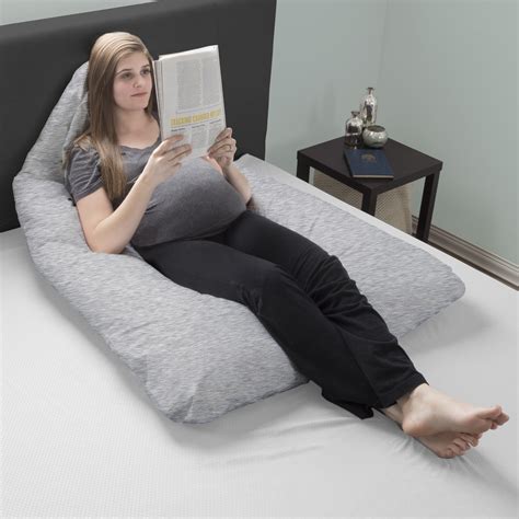 Pregnancy Pillow Full Body Maternity Pillow With Removable Cover And Contoured U Shape Design