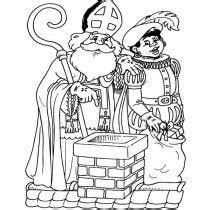 Mewarnai gambar polos Kleurplaat Sinterklaas Op Scooter Uitgeverij Stam