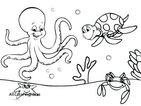 Deep Sea Creatures Coloring Pages at GetDrawings | Free download