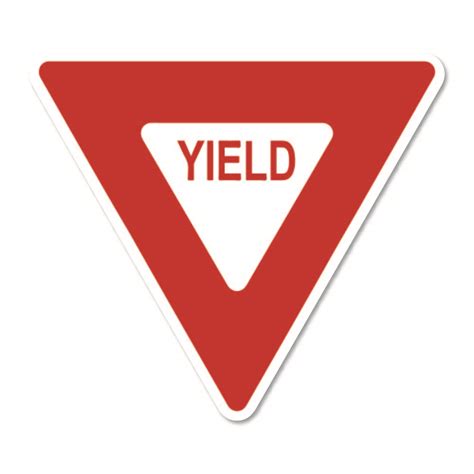 Official Mutcd Yield Sign Traffic Cones For Less