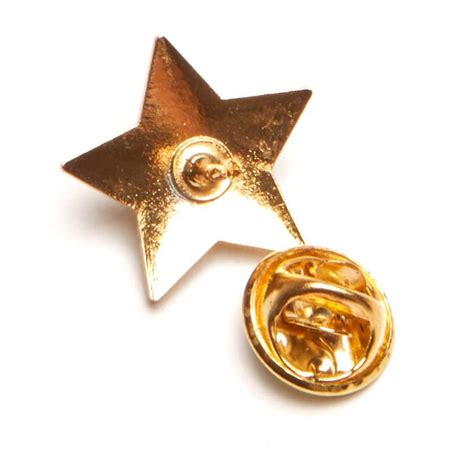 Gold Star Lapel Pins 10set Encouragement Rewards And Awards