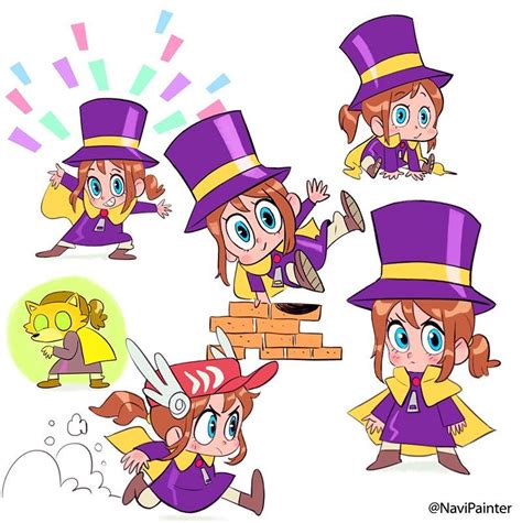 A Hat In Time Hat Kid A Hat In Time Game Character Design Character