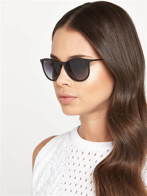 Erika Phantos Sunglasses Rubber Black Sunglasses Ray Ban