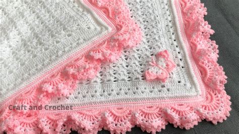 Easy Crochet Baby Blanketcraft And Crochet Blanket Pattern 3601 Youtube