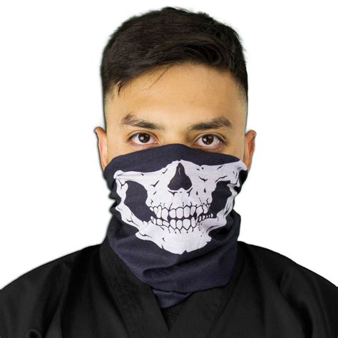 Black Skull Half Mask Skull Mask Costume Accessories