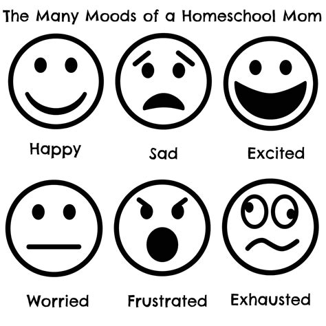 The Many Moods Of A Homeschool Mom Real Life At Home