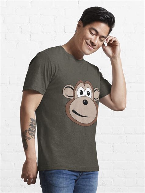 Cartoon Monkey Face T Shirt By Mdkgraphics Redbubble