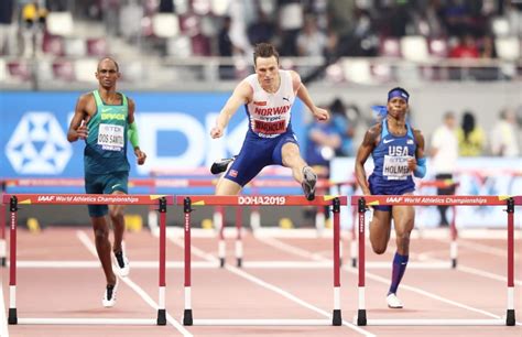 Karston warholm, doha 2019, photo by world athletics. Karsten Warholm wins 400m at Oktoberstevne meeting ...