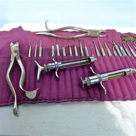 Reserved For Kerry Vintage Dentist Dental Tools Set Lot Of 41 Etsy