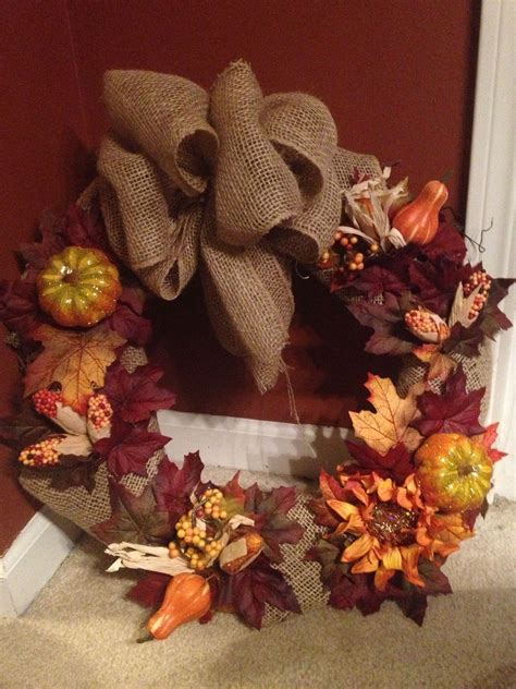 Diy Fall Wreath Everything From Hobby Lobby And 40 50 Off Cant Beat