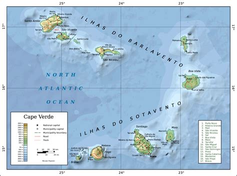 Mapa De Cabo Verde