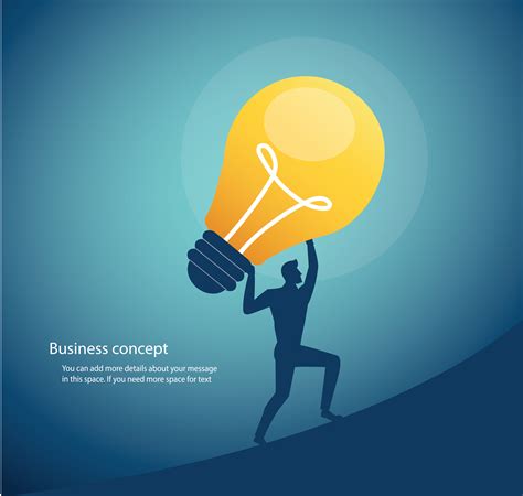 Businessman Carrying Light Bulb Concept Of Creative Thinking 539754