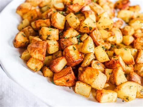 Easy Diced Air Fryer Potatoes The Whole Cook