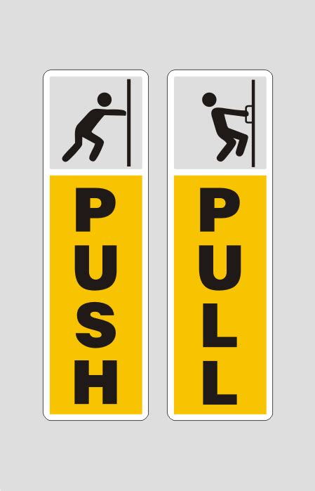 PUSH PULL SIGN | COLDMONK