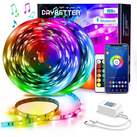Daybetter Led Strip Lights 100ft Smart Light Strips With App Control