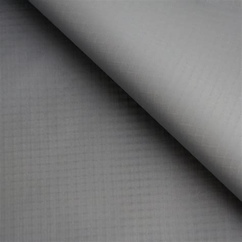 5 Yards Lightweight Waterproof Fabric Grey Color 40d Pu Coated Ripstop