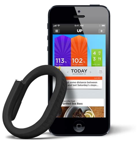 Jawbone Up Fitness Tracking Wristband Activity Tracker Black Onyx