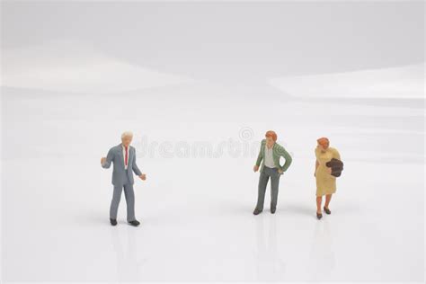 Toy Miniature Figures Of Human Stock Image Image Of Team People