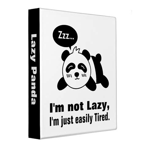 Cute Cartoon Panda Sleeping On Its Belly Panda Is Deemed To Be Easily
