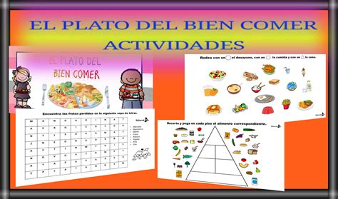 El Plato Del Bien Comer Actividades Milton Paredes Calva Blog Didactico